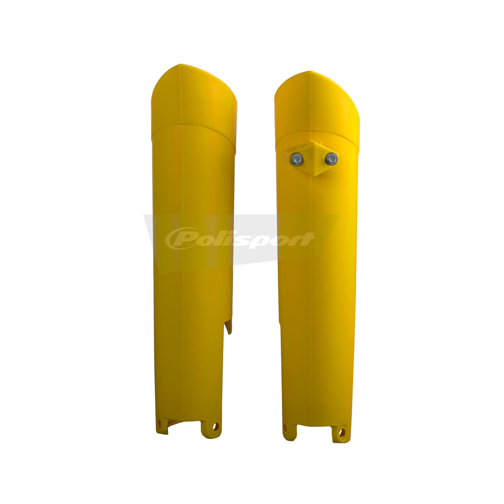 Polisport Plastic Lower Fork Guards For KTM XC-F 450 2008-2009 Yellow